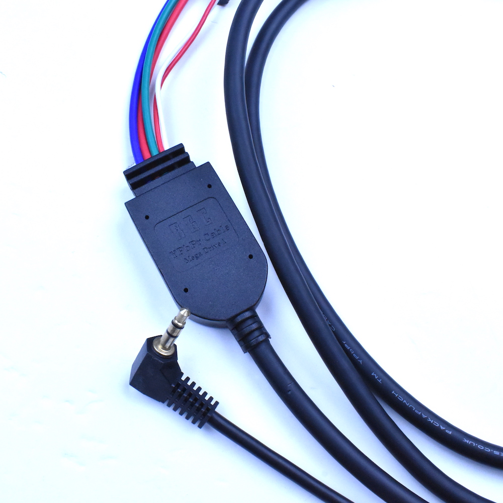 Sega Mega Drive 1 stereo sound Component YPbPr cable